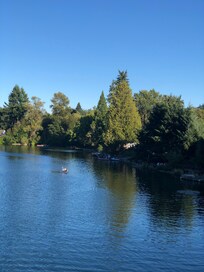 Lake…popular on a hot day