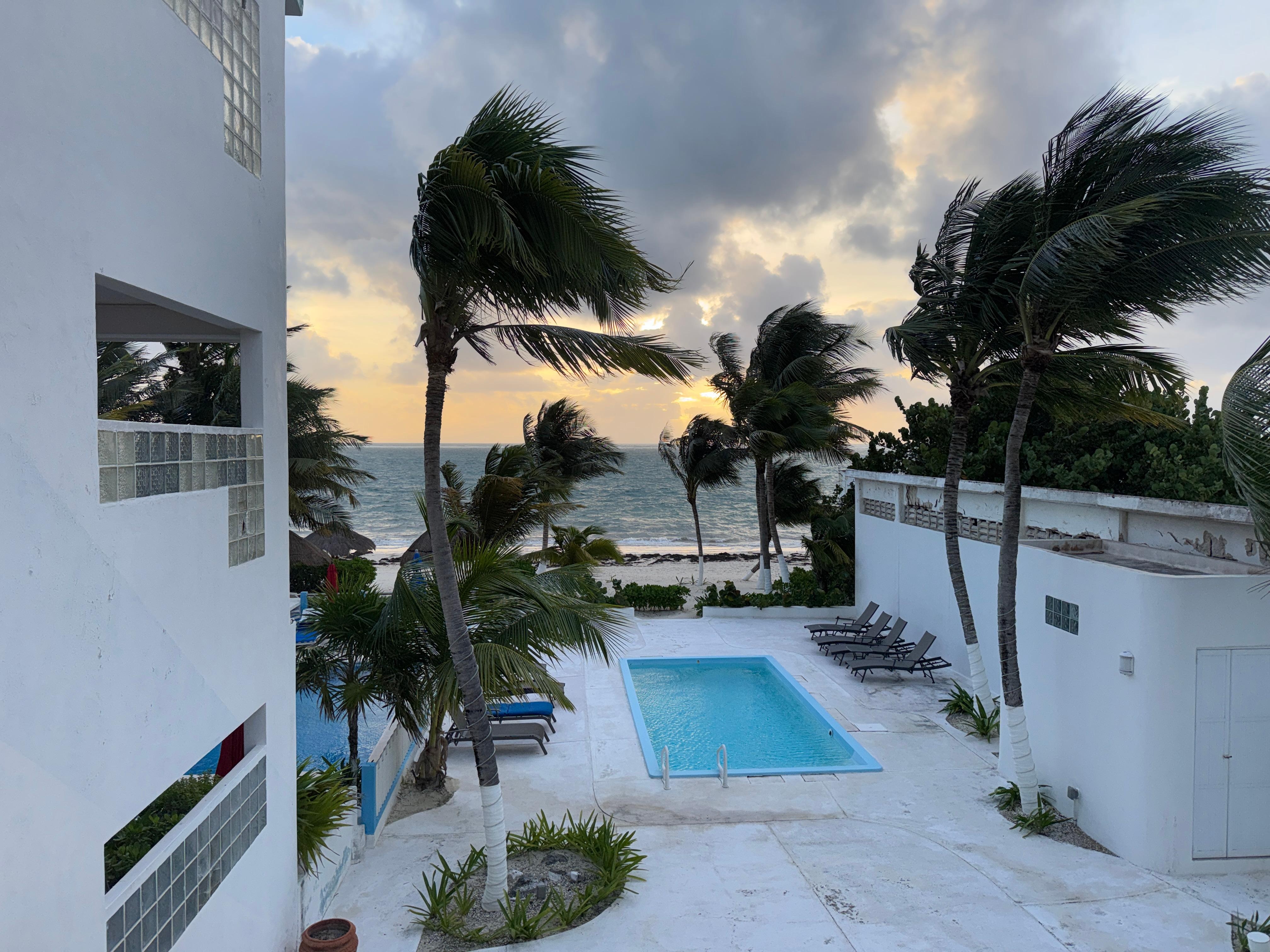 View from balcony every morning