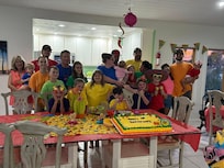 Our 18th wedding anniversary pic with grandchildren