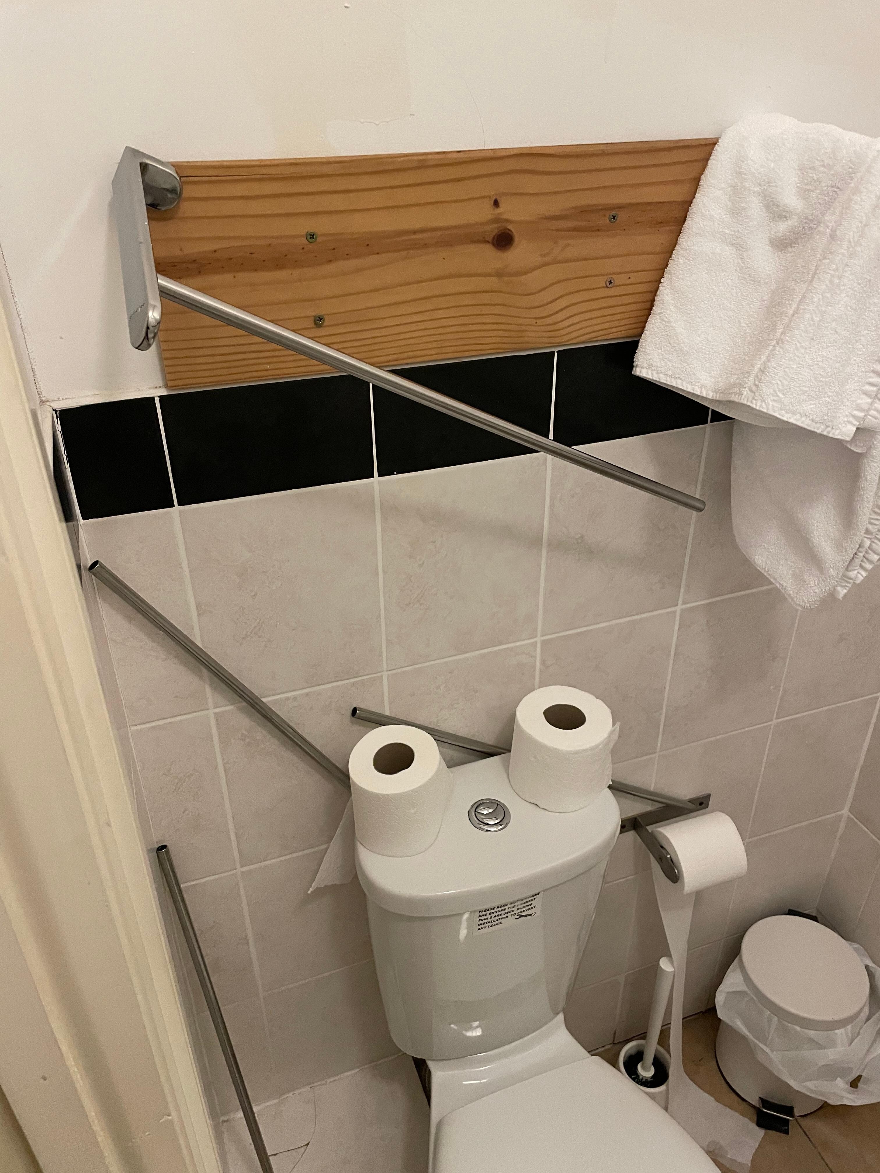 Broken towel rail 