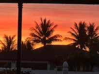 Sunset from the lanai