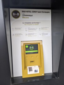 Kiosk for out-of-front-hour