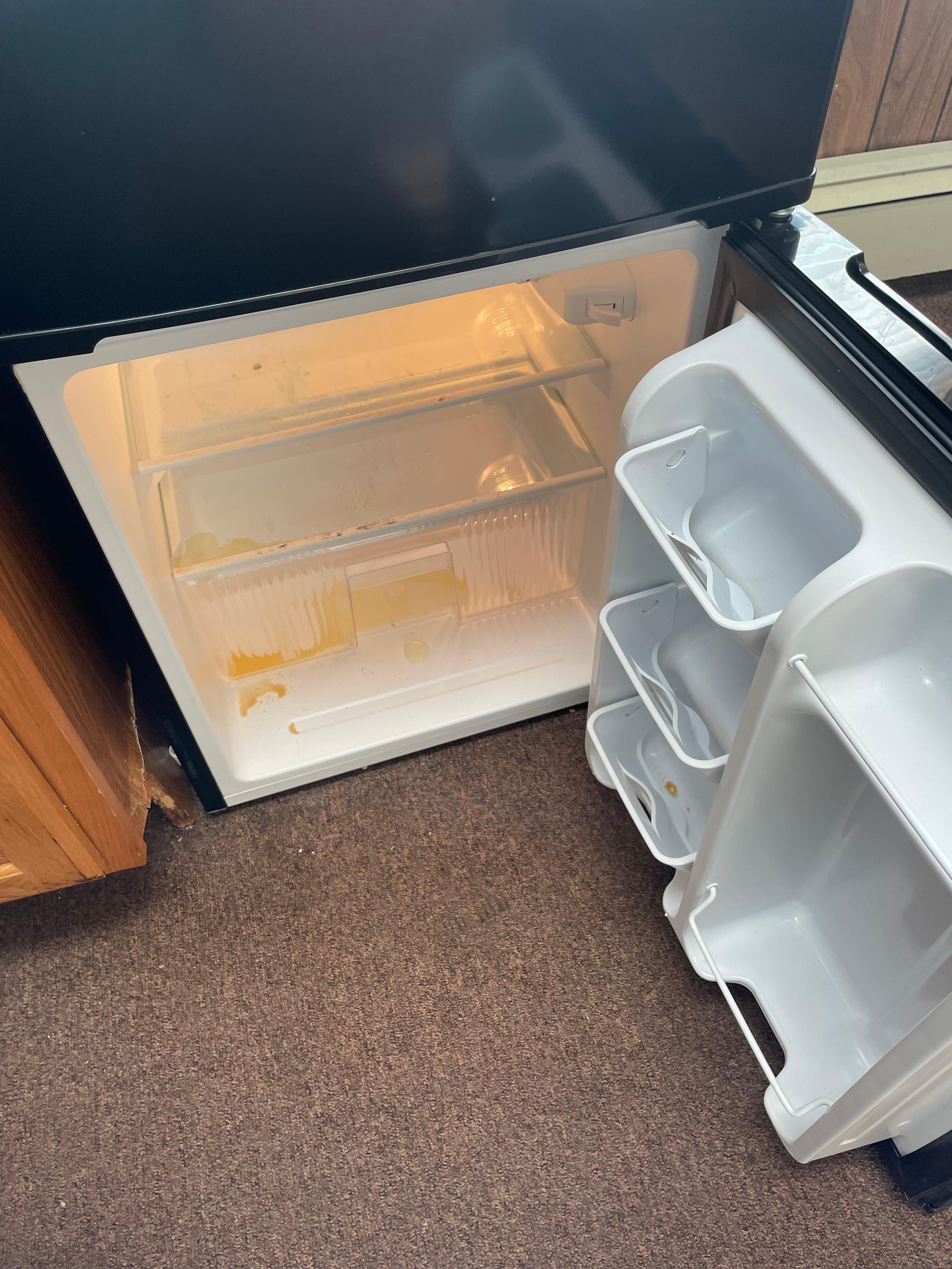 No milk for cereal
Gross fridge