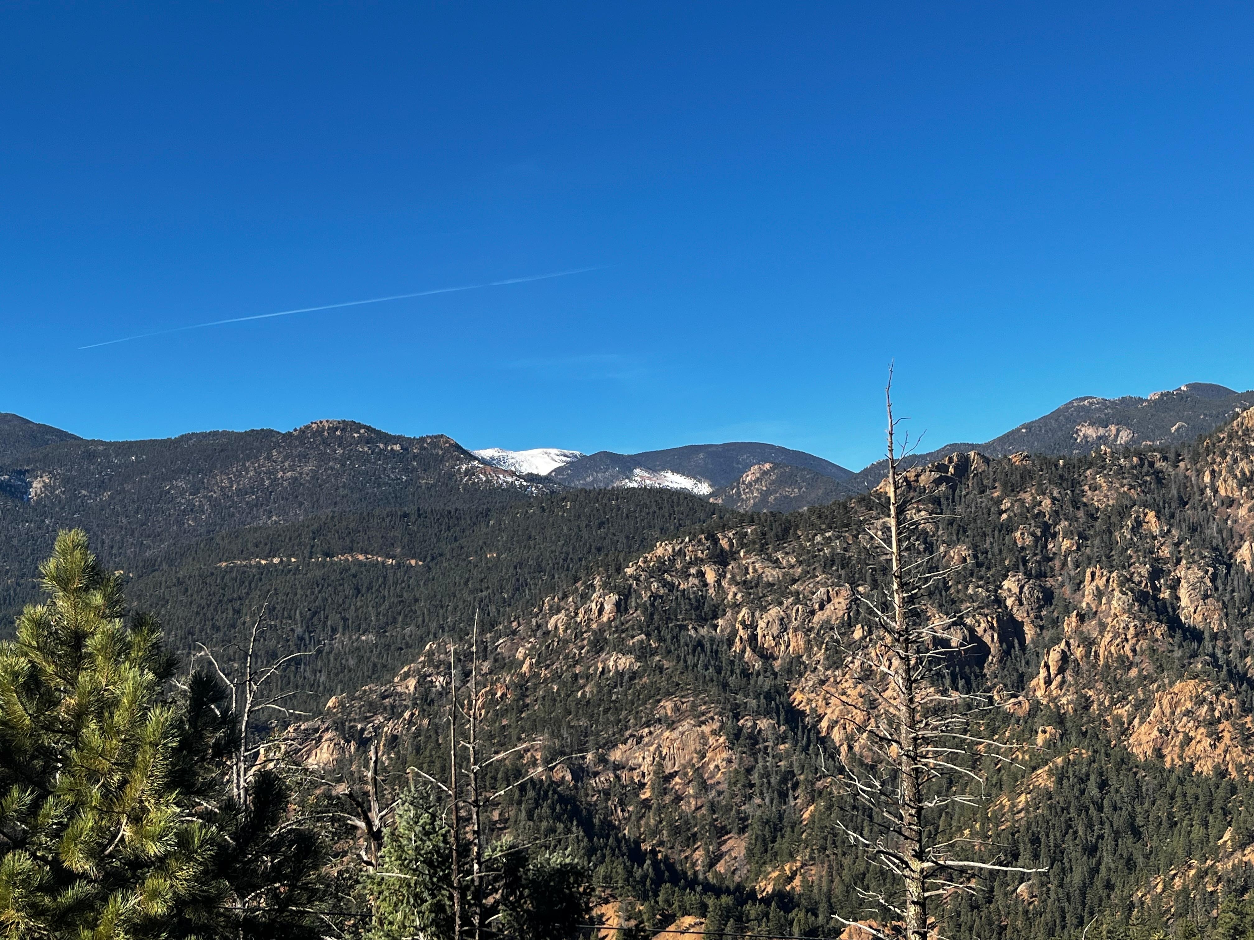 View coming down the mountain 