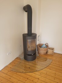 Kaminofen im Wohnzimmer
