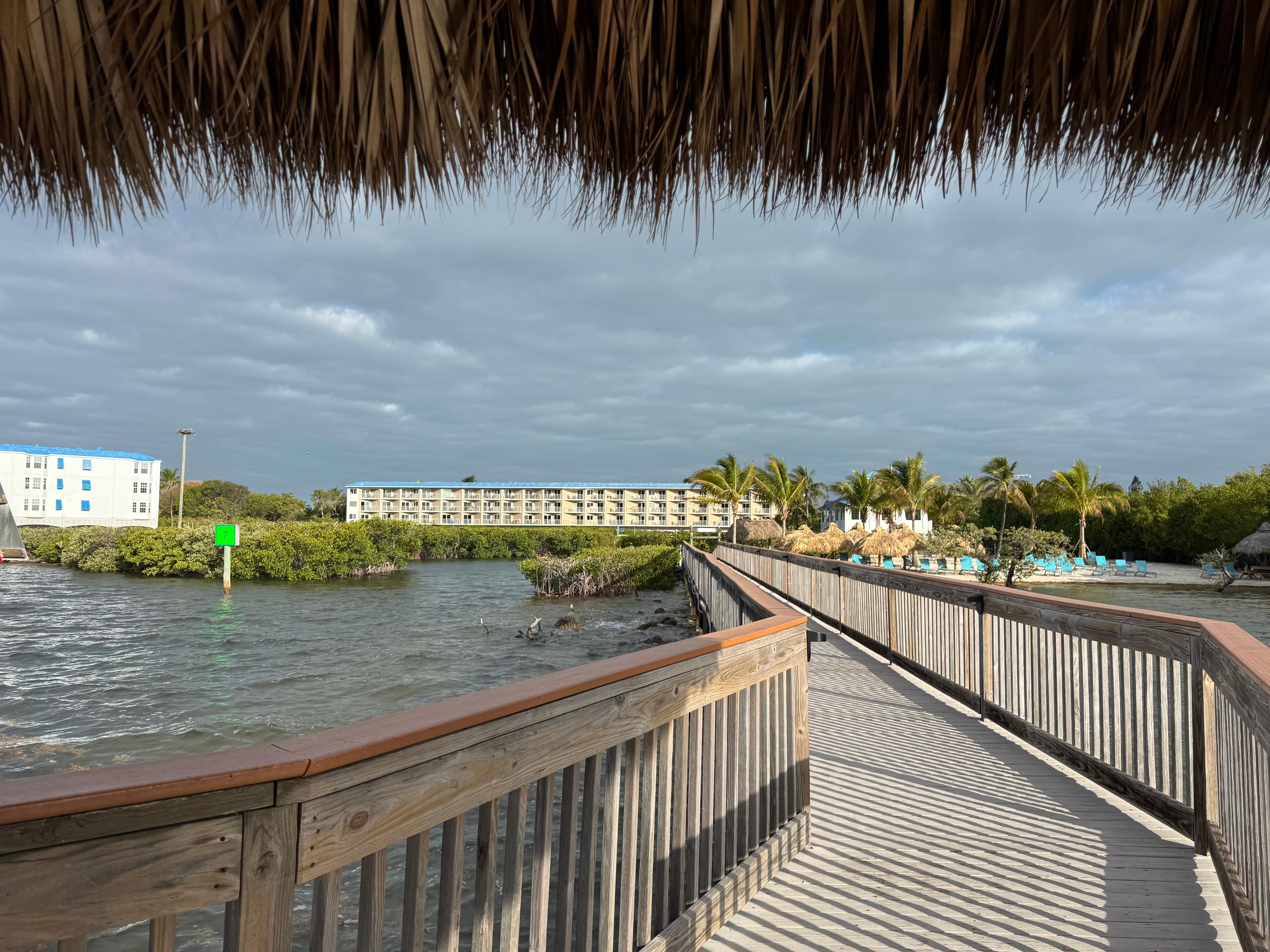 View from property boardwalk