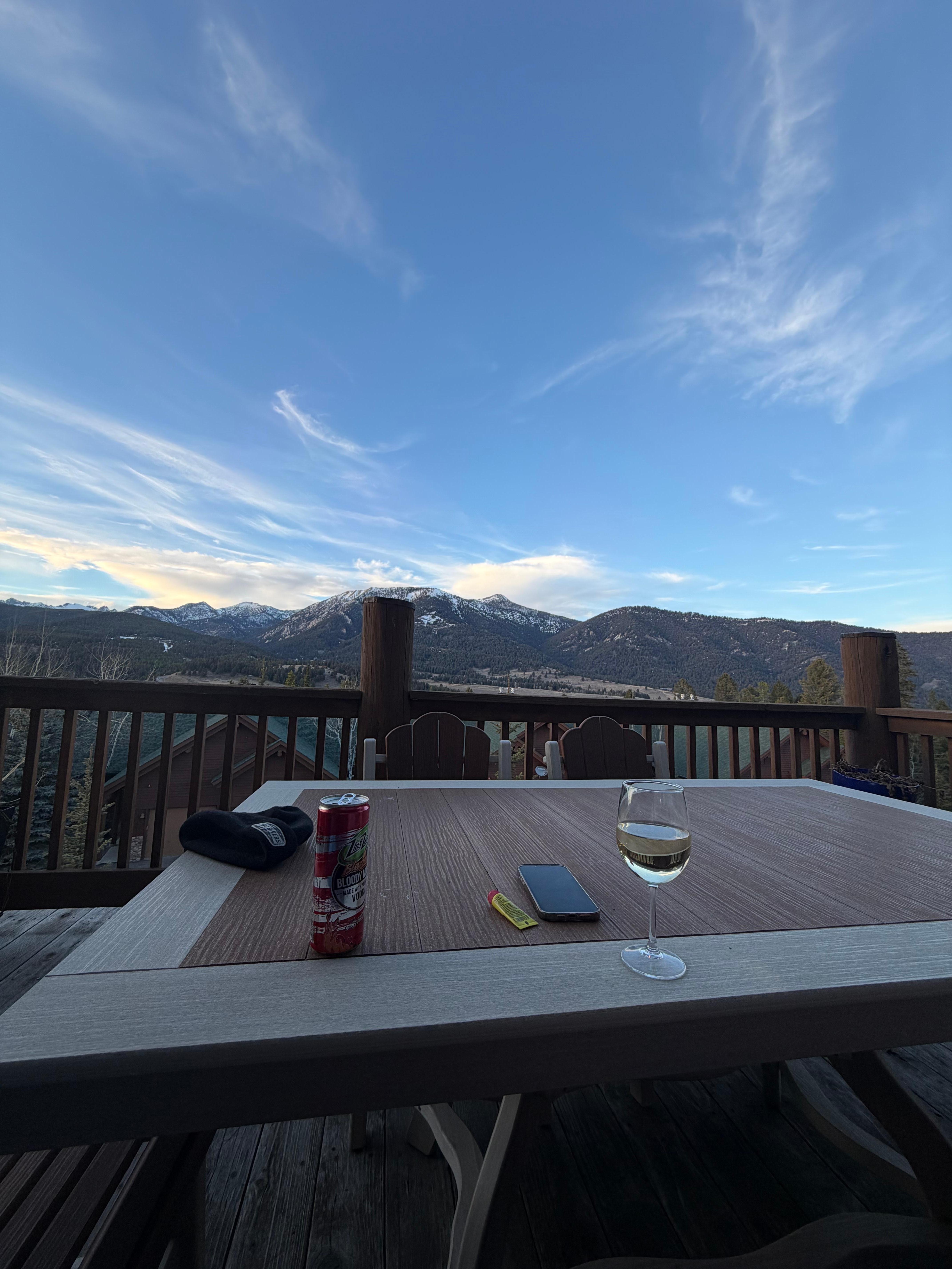 Amazing view from deck