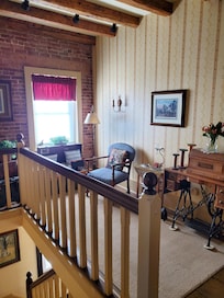 Upstairs reading room