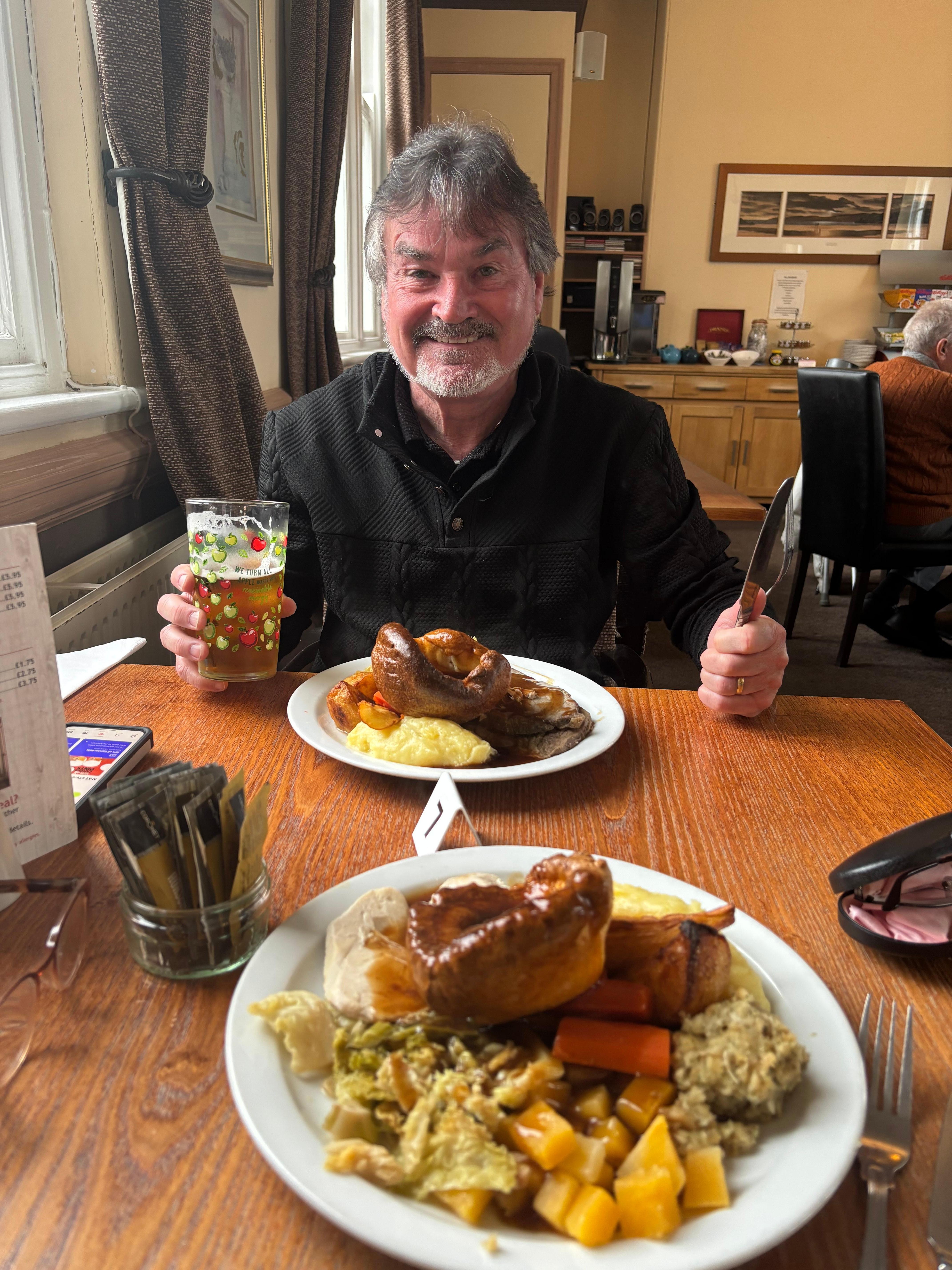 Sunday lunch. 