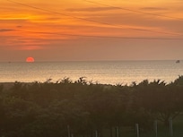 Sunset from the porch