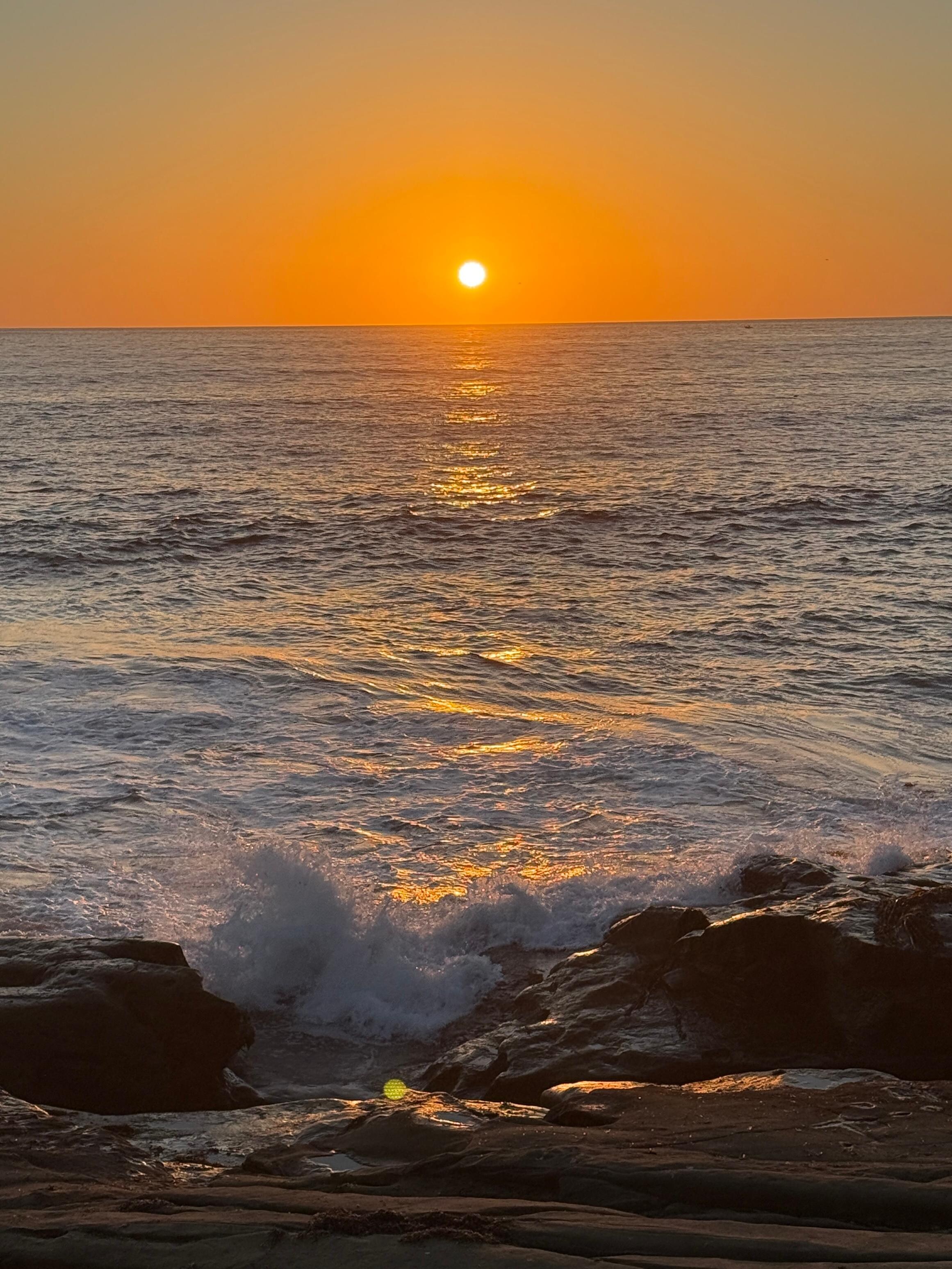 We enjoyed amazing sunsets at the beach which was a short walk away. 