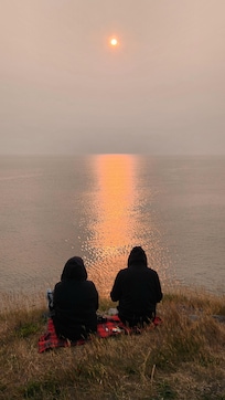 Morning coffee with a view.