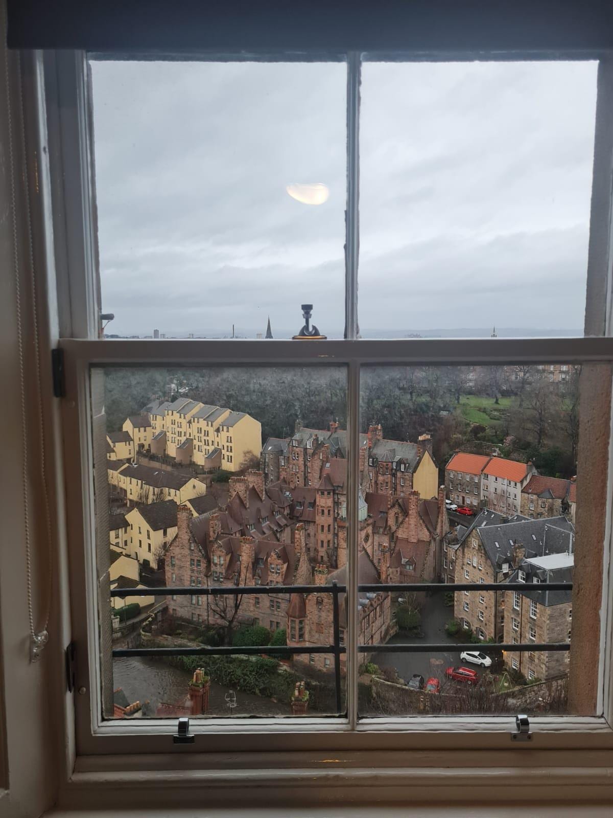 Uitzicht vanuit de kamer aan de achterzijde 