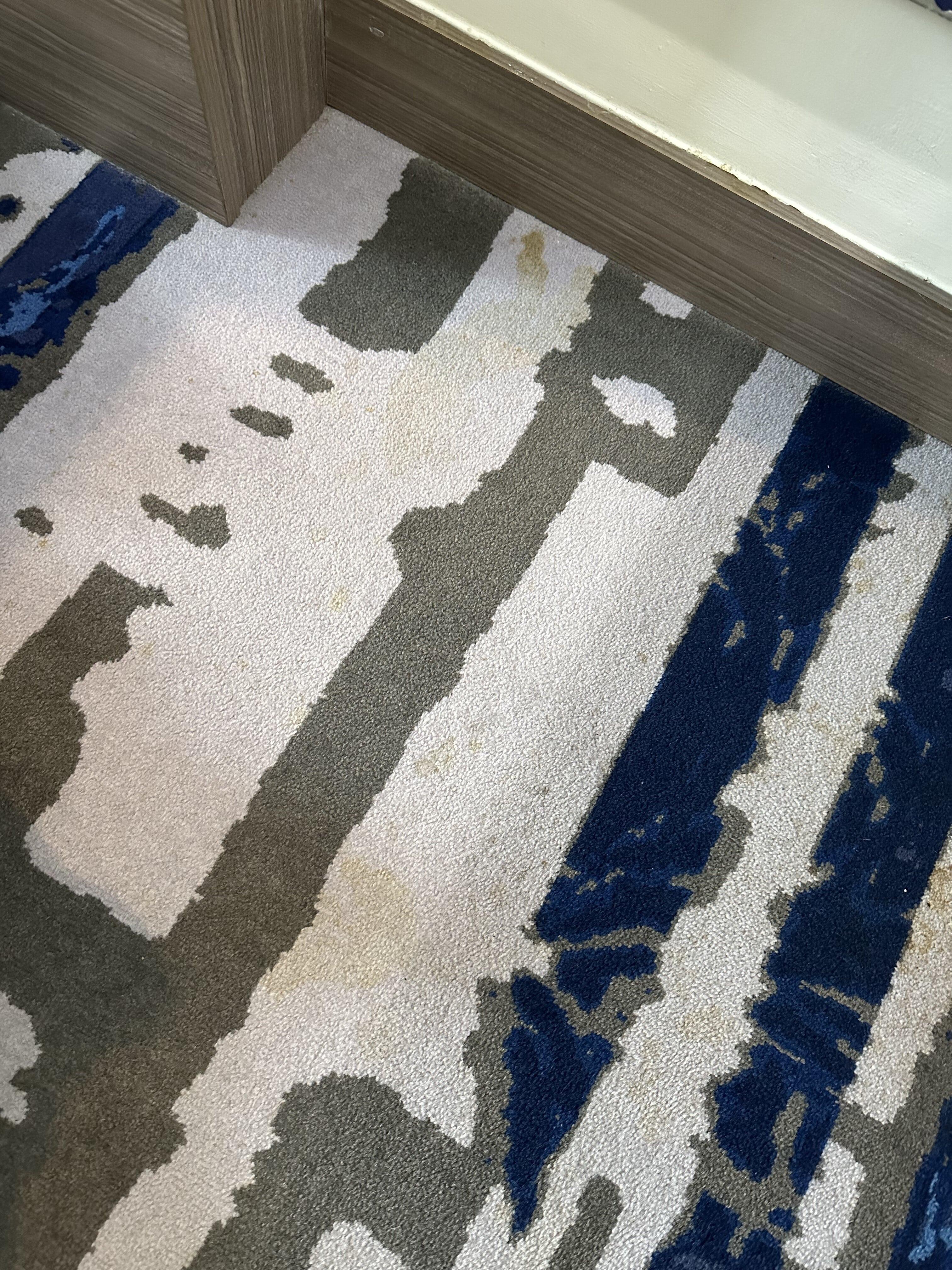 Questionable brown carpet stains