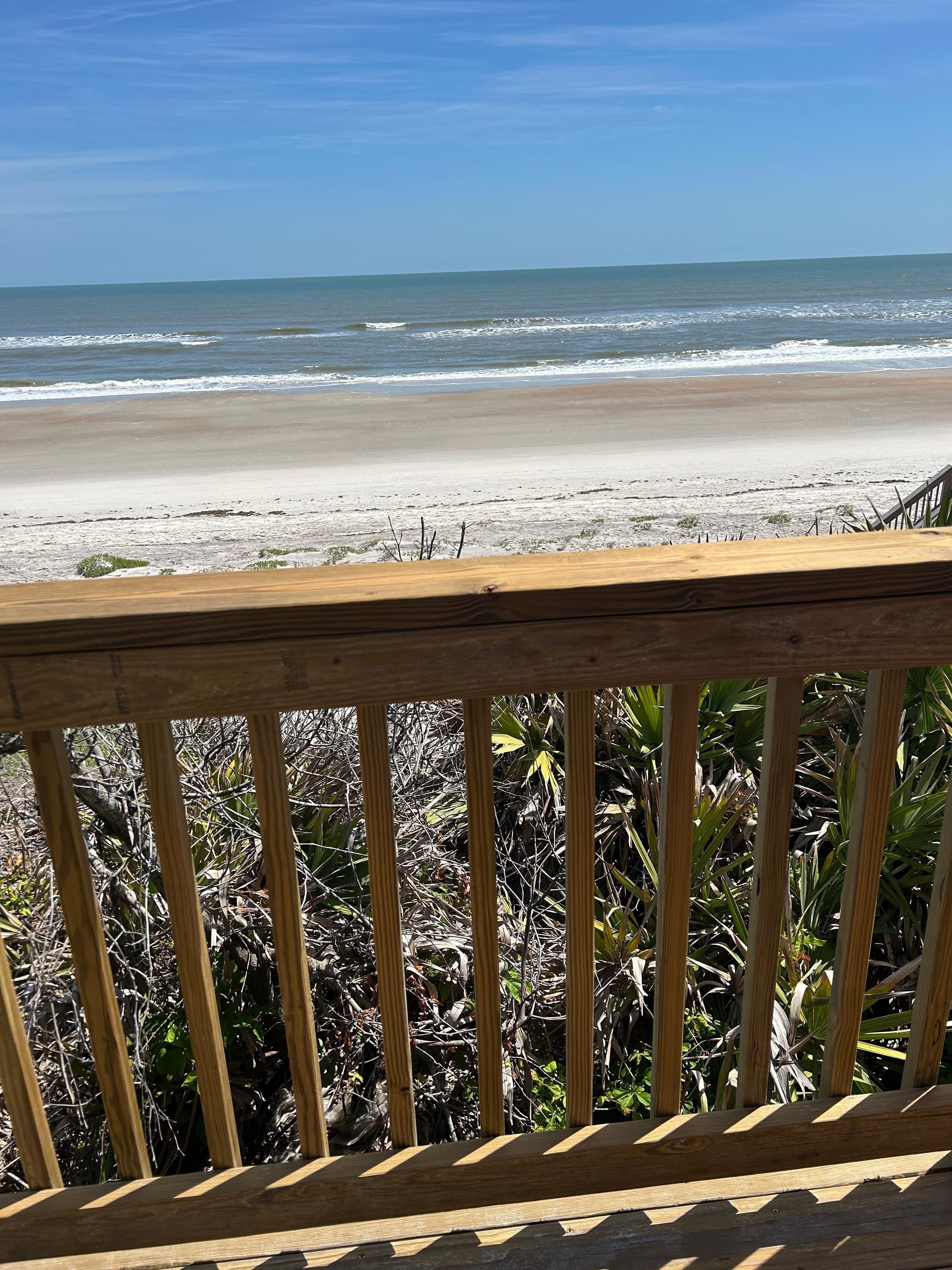 View from rear deck