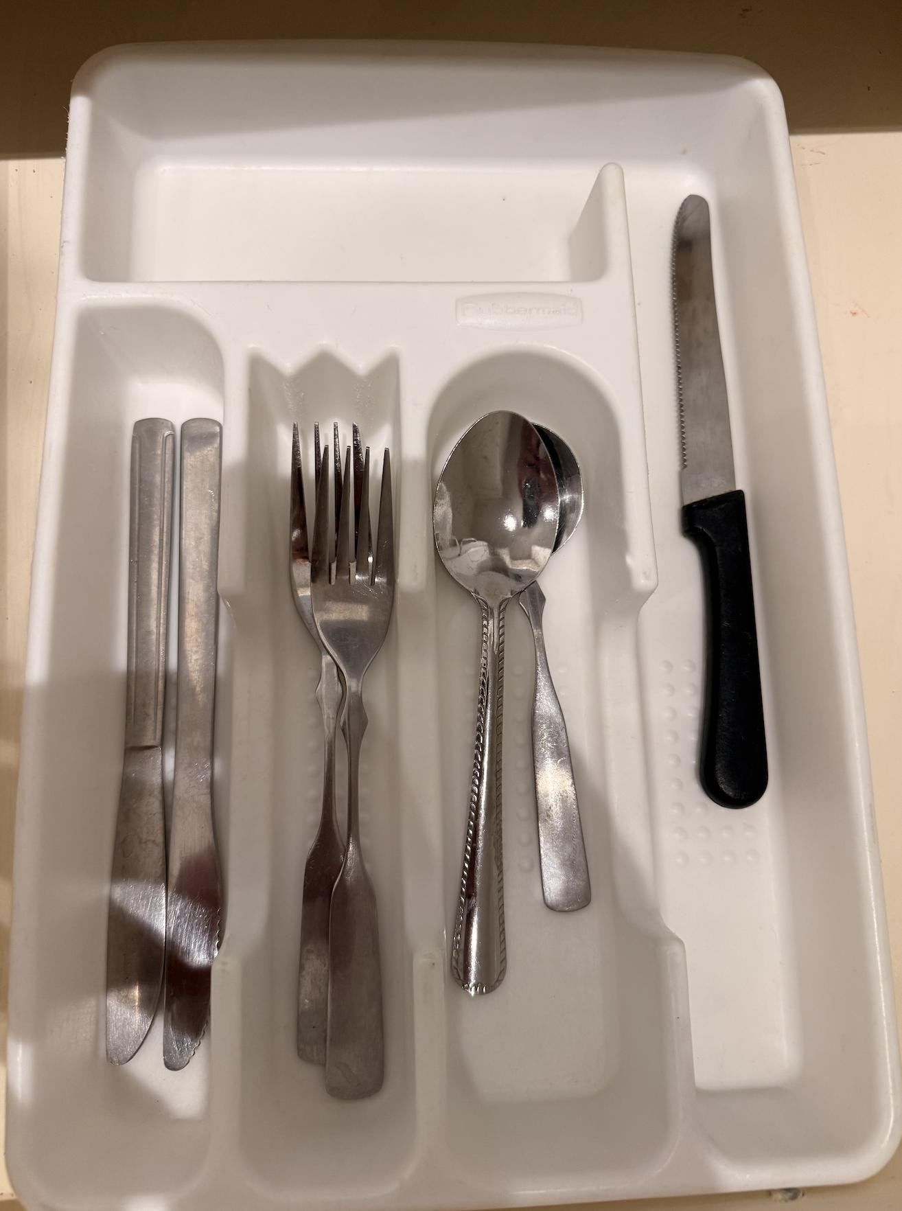 Talheres fornecido pelo o Hotel sob solicitação.