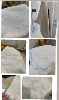 Towel stains