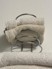 Filthy towels - was told this was a mistake. Then told they don’t use bleach to clean their towels linen or the towels.