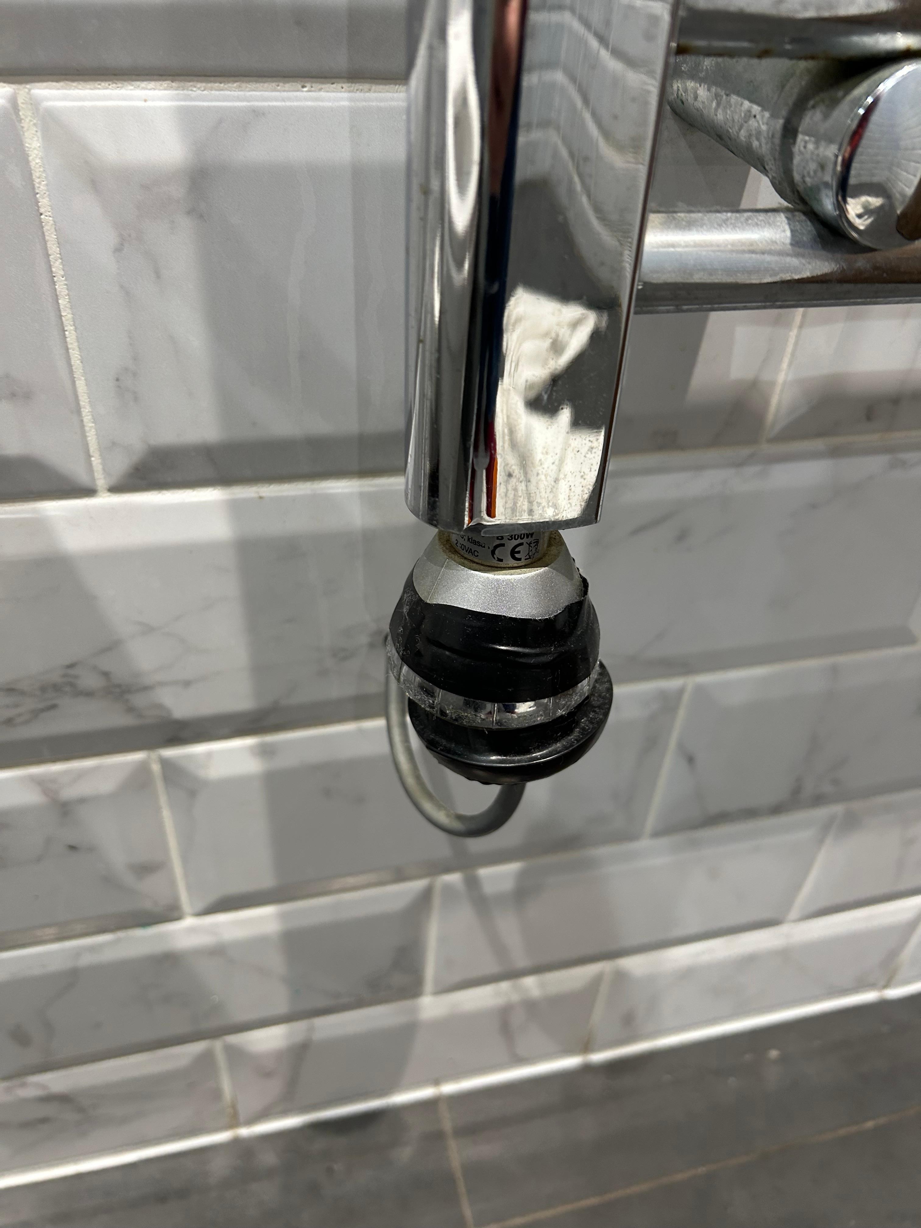 The towel rail didn’t work at all