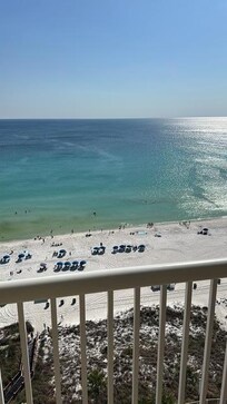 Wonderful view from the balcony of this unit