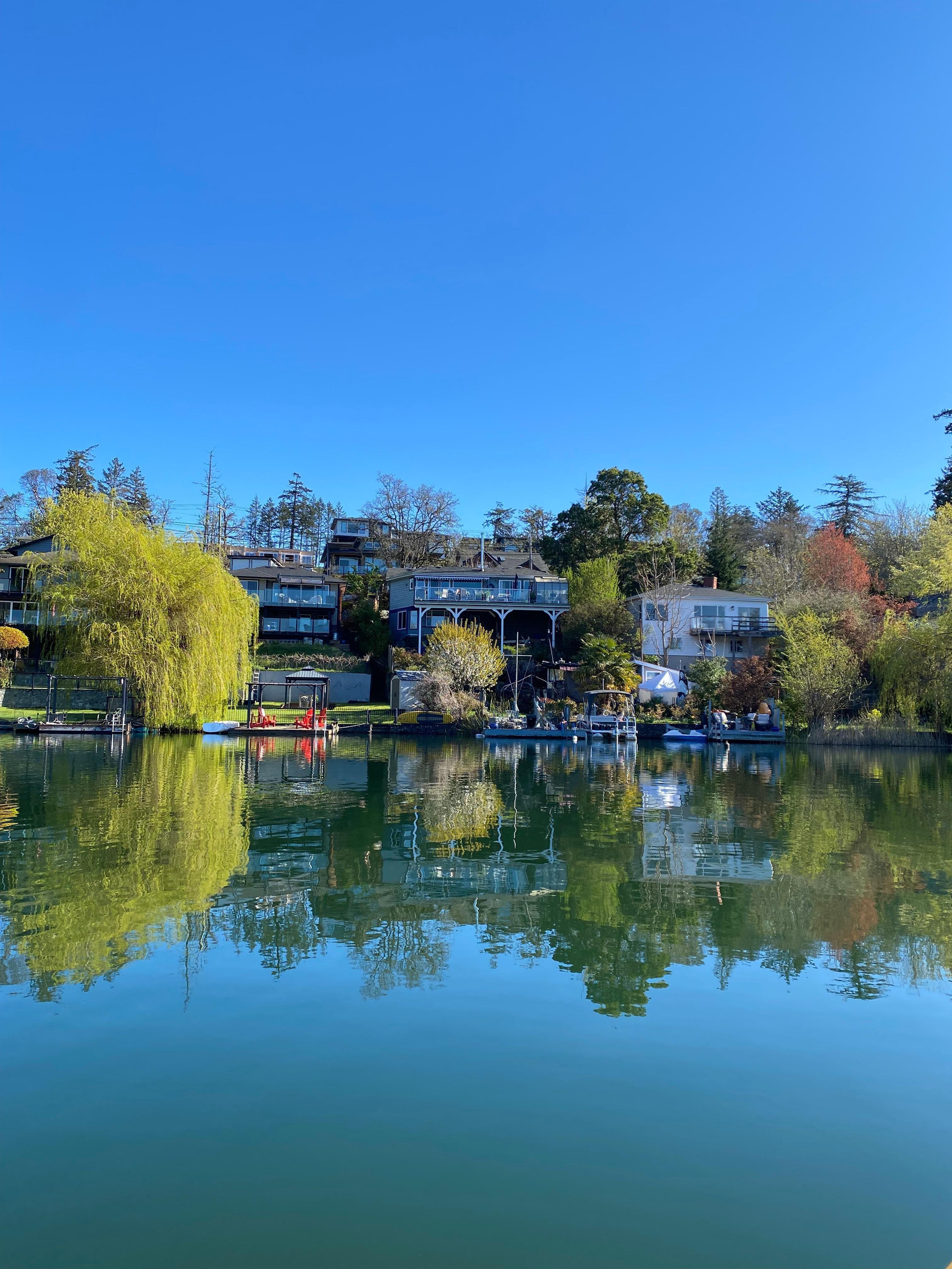 View of suite from lake (kayak)