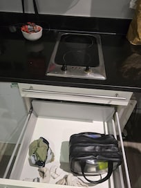 'Lost property' draw in the kitchen