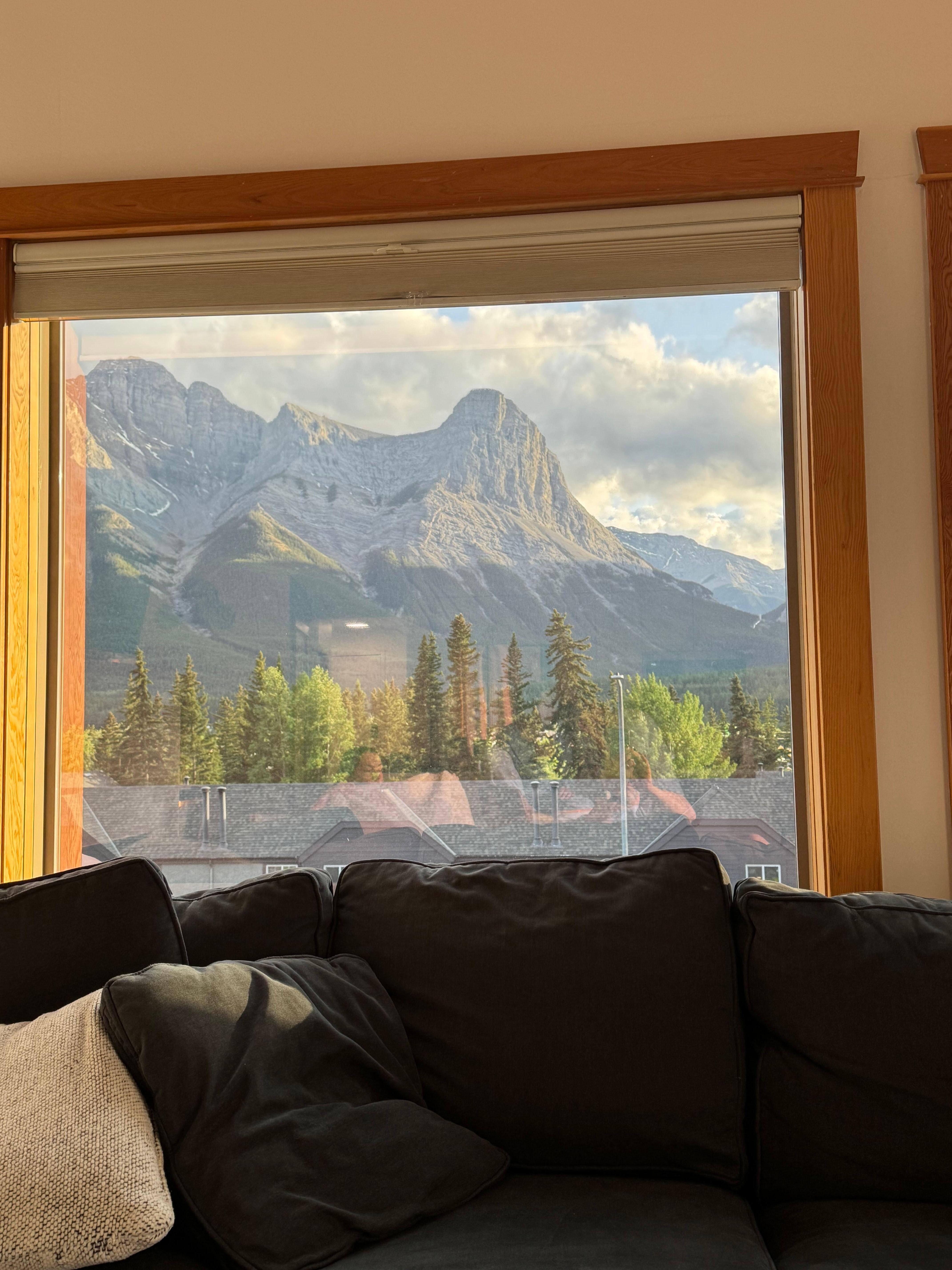 View from sitting area.