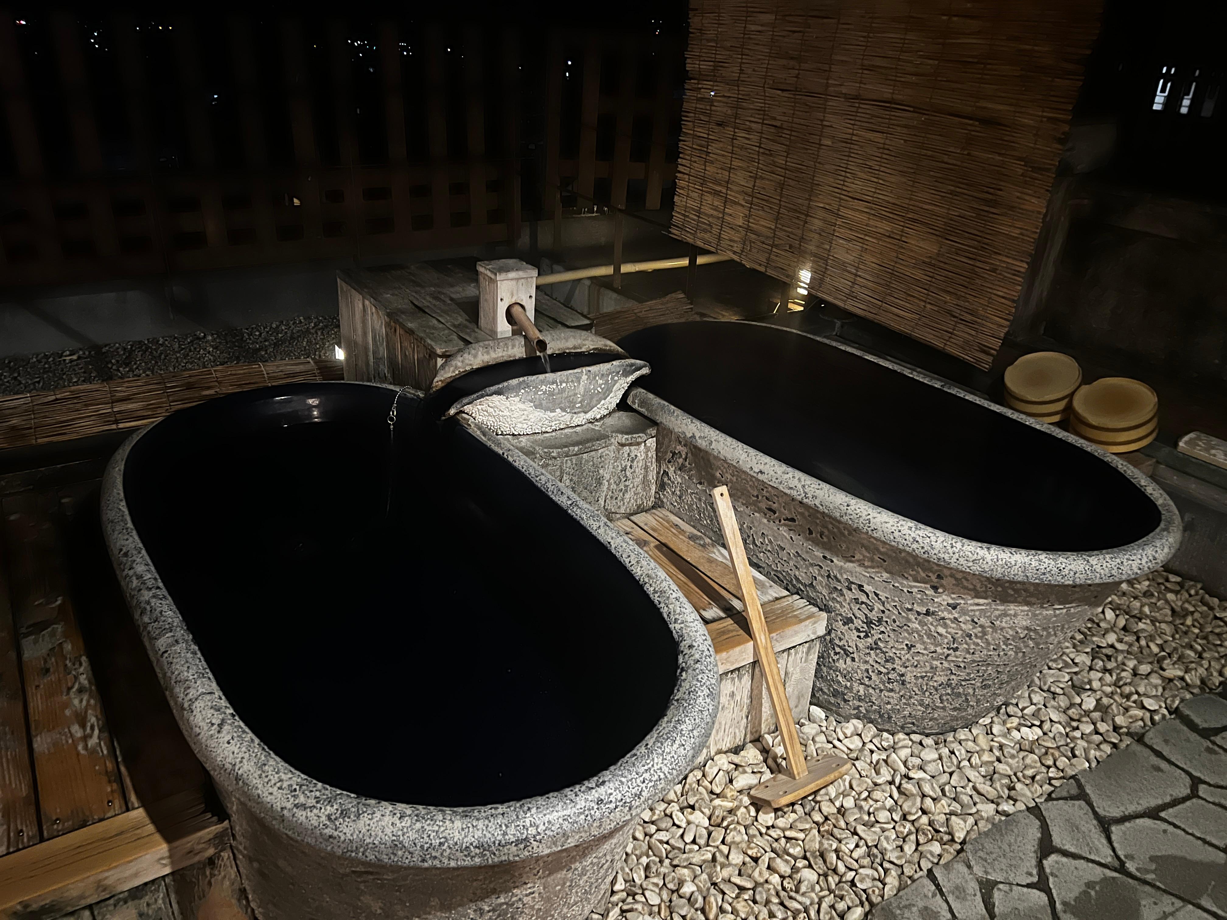 Outside onsen on the 5th floor