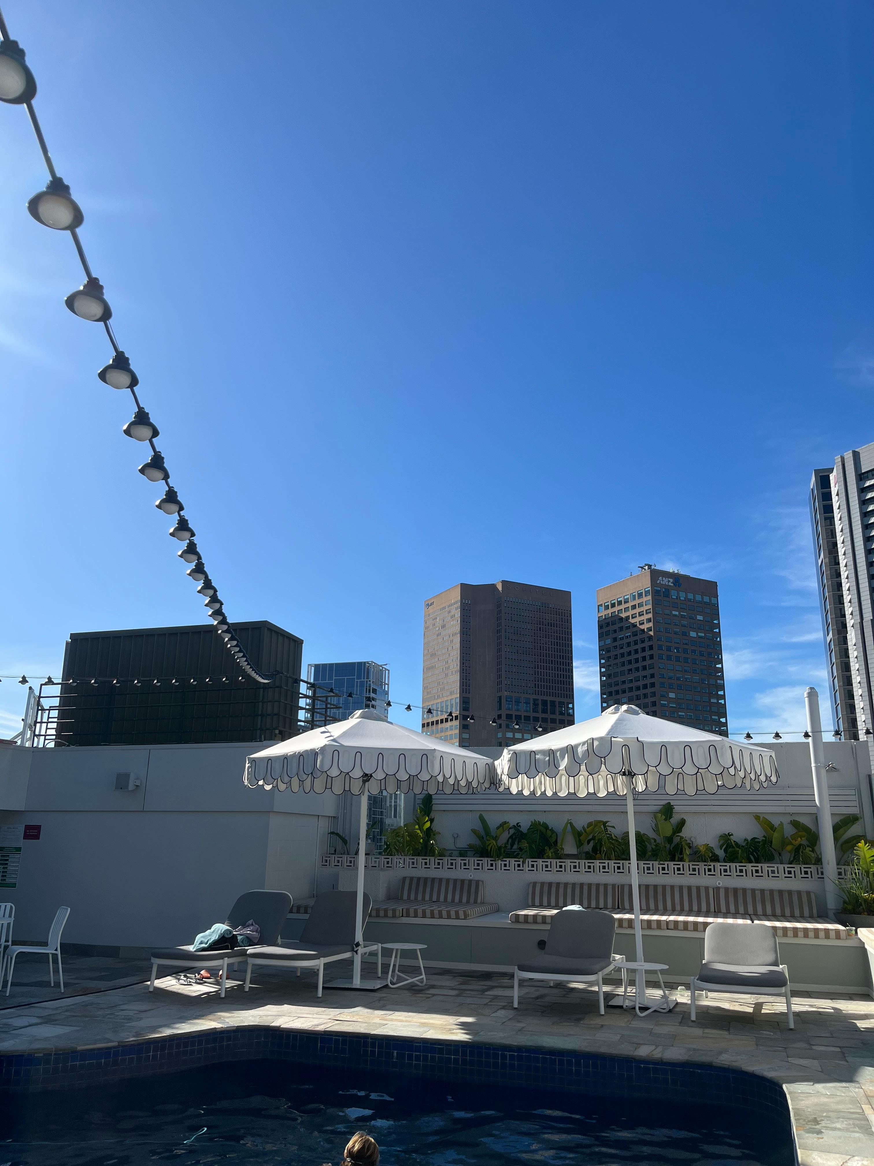 Roof top pool