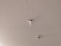 peeling ceiling paint