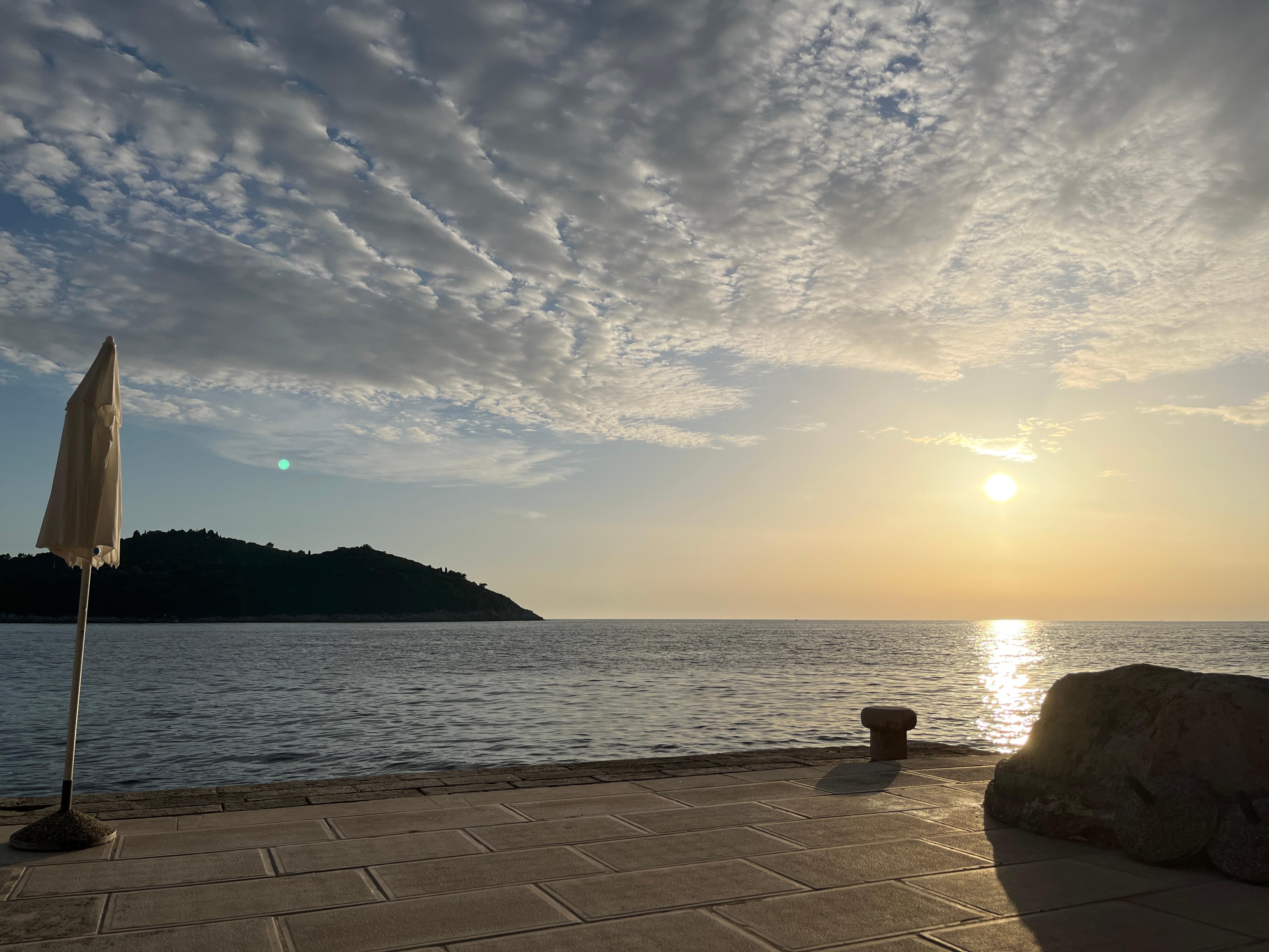 View from outdoor pool area 