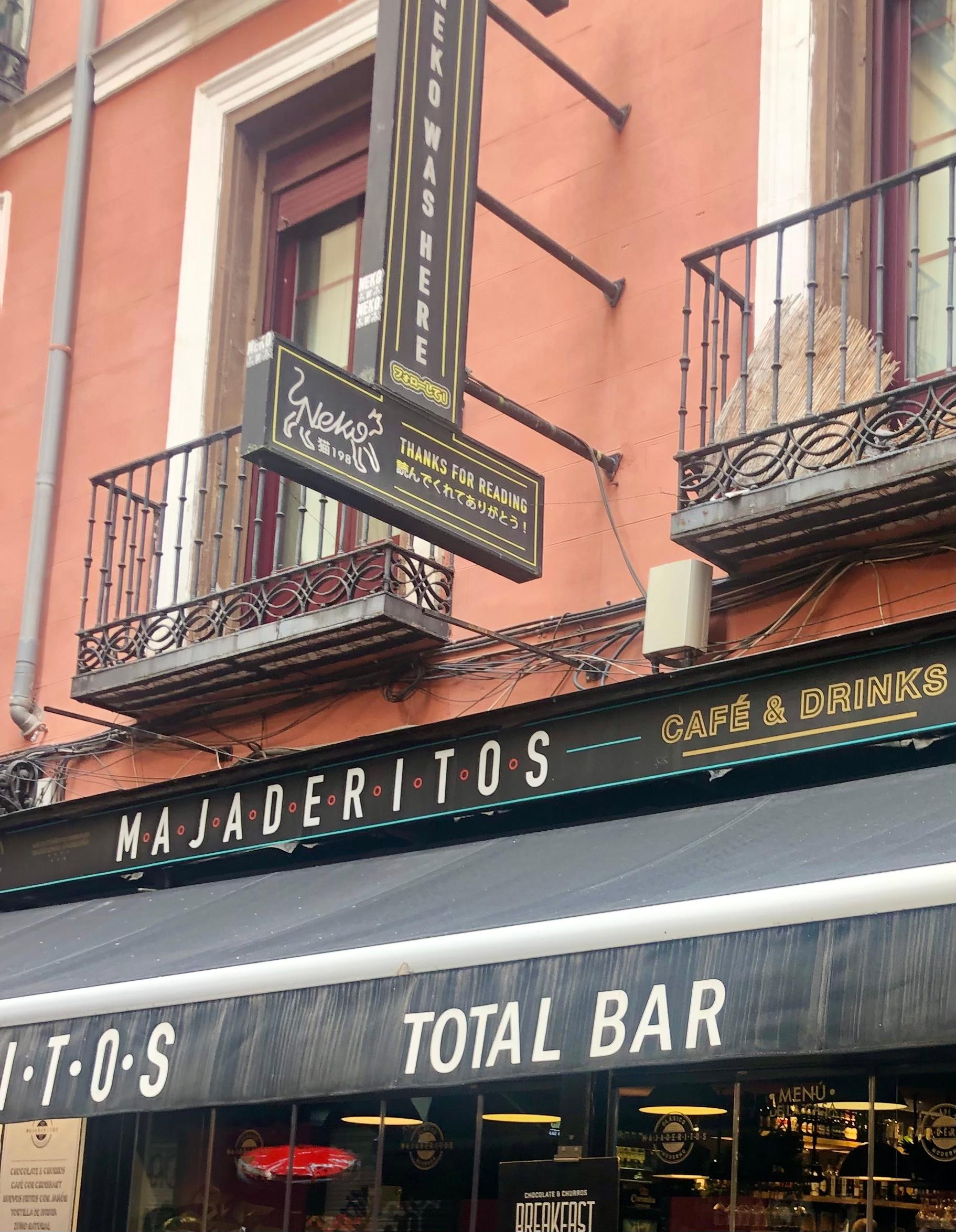 The good breakfast bar we ate at every morning 