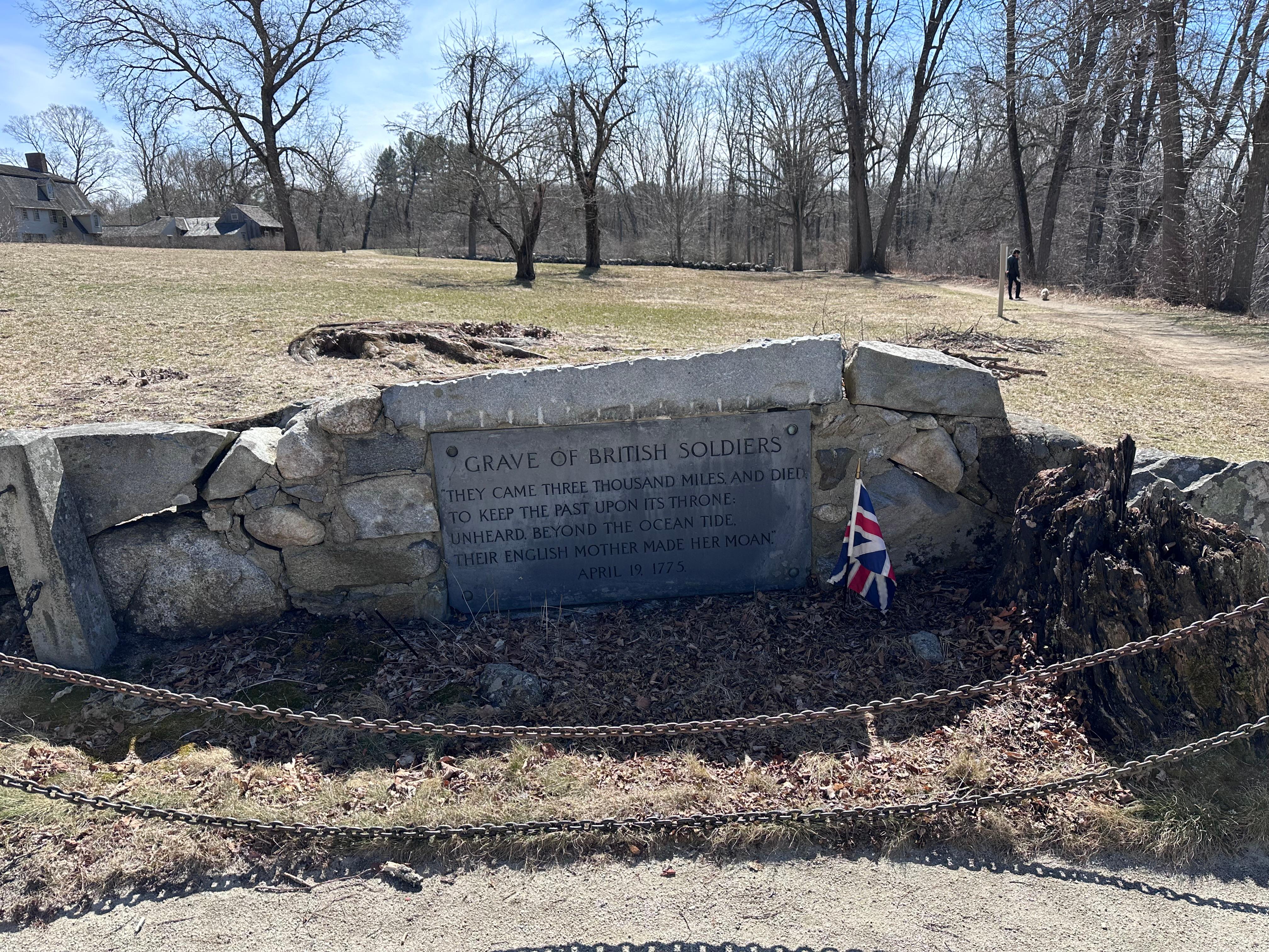 British graves at Concord