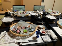 First course in kaiseki dinner set