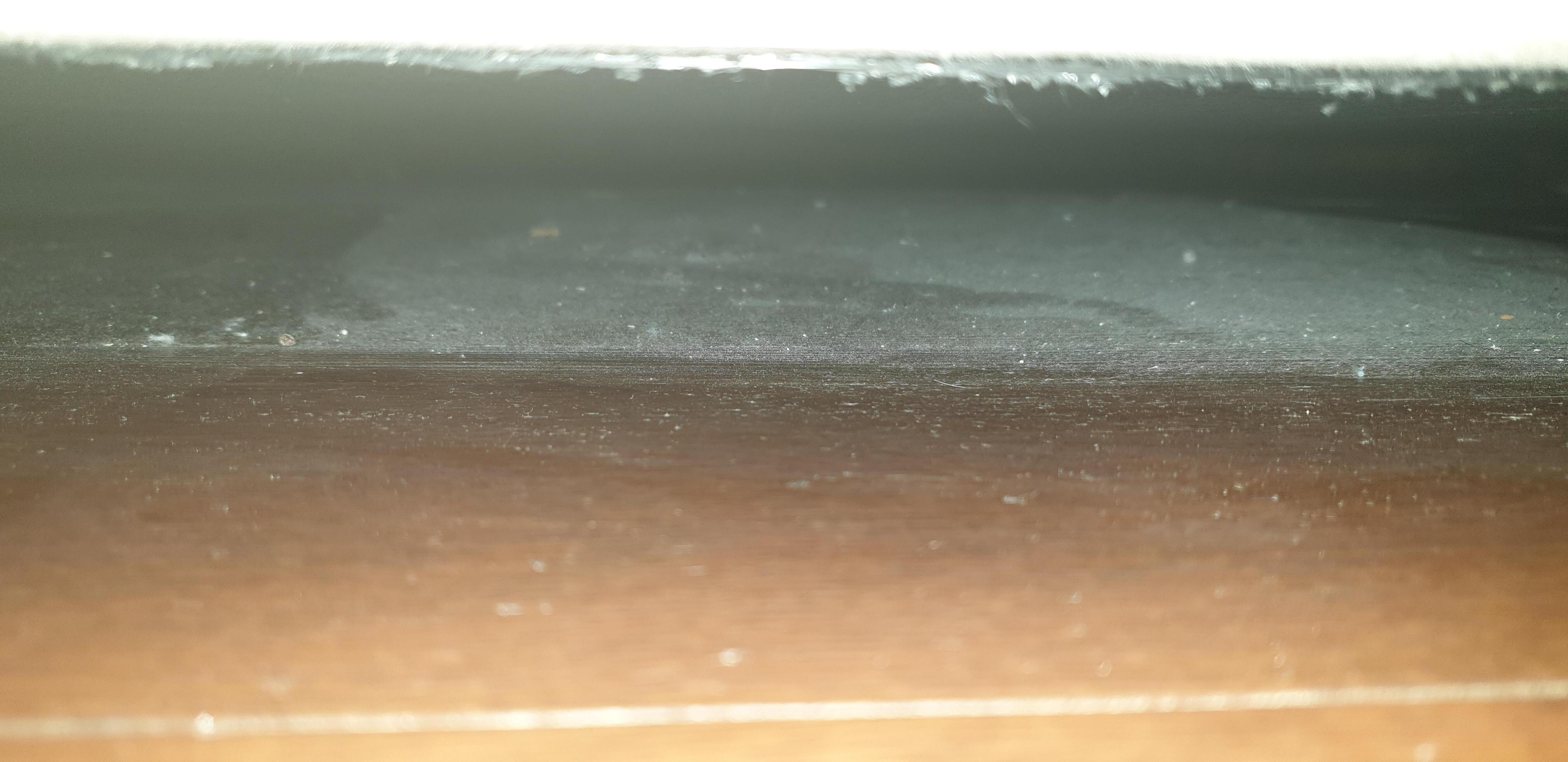 This picture was taken after manager informed us they cleaned the room. We had to stay in that room 2 more days complaining until the room was suitable to stay in and at that point it was time for us the leave. 