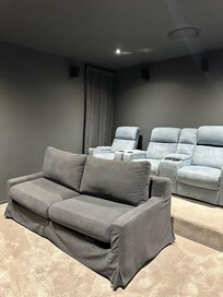Home theatre room upstairs.
