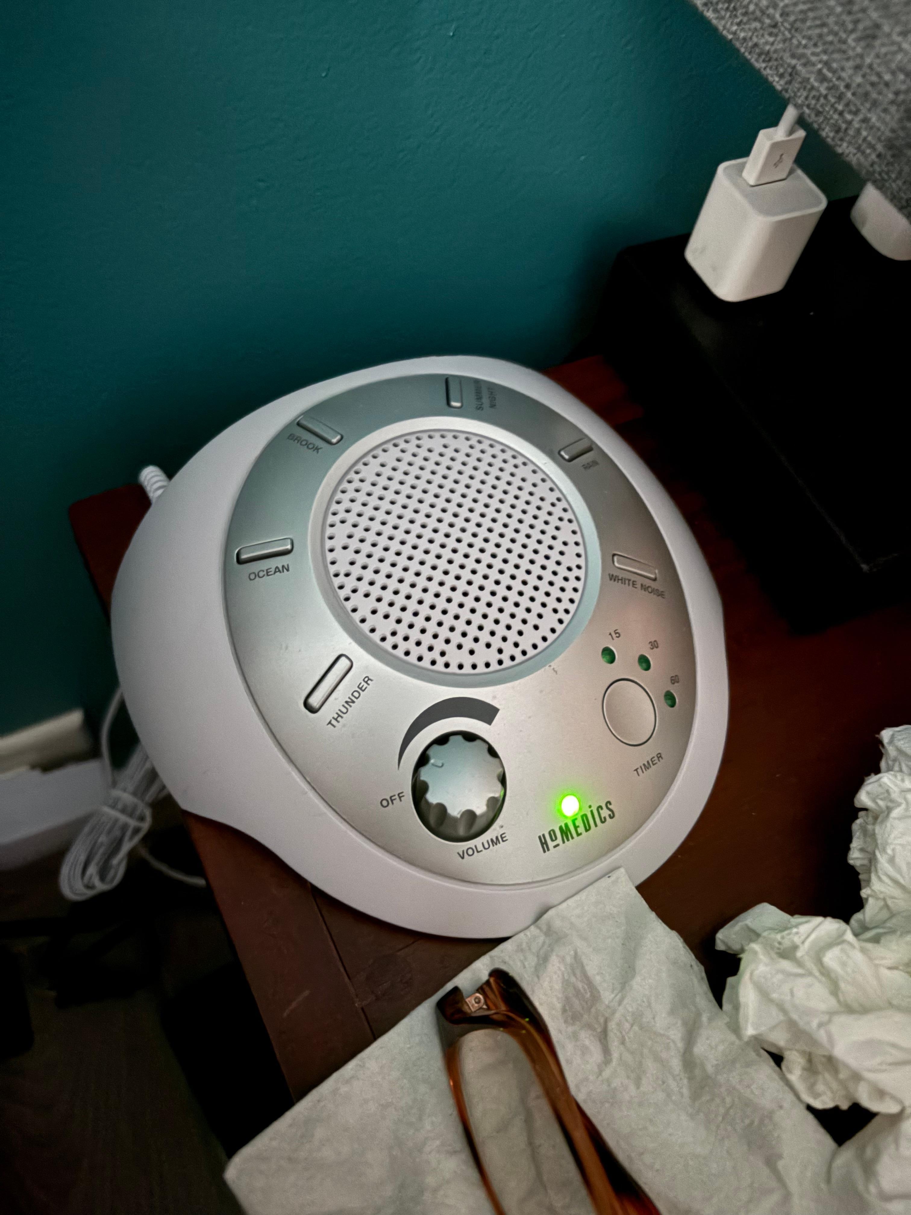 Sound machine in the casita! I’m a light sleeper so this was perfect!