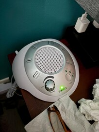 Sound machine in the casita! I’m a light sleeper so this was perfect!