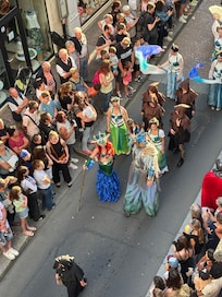 The vow of the parade from our window