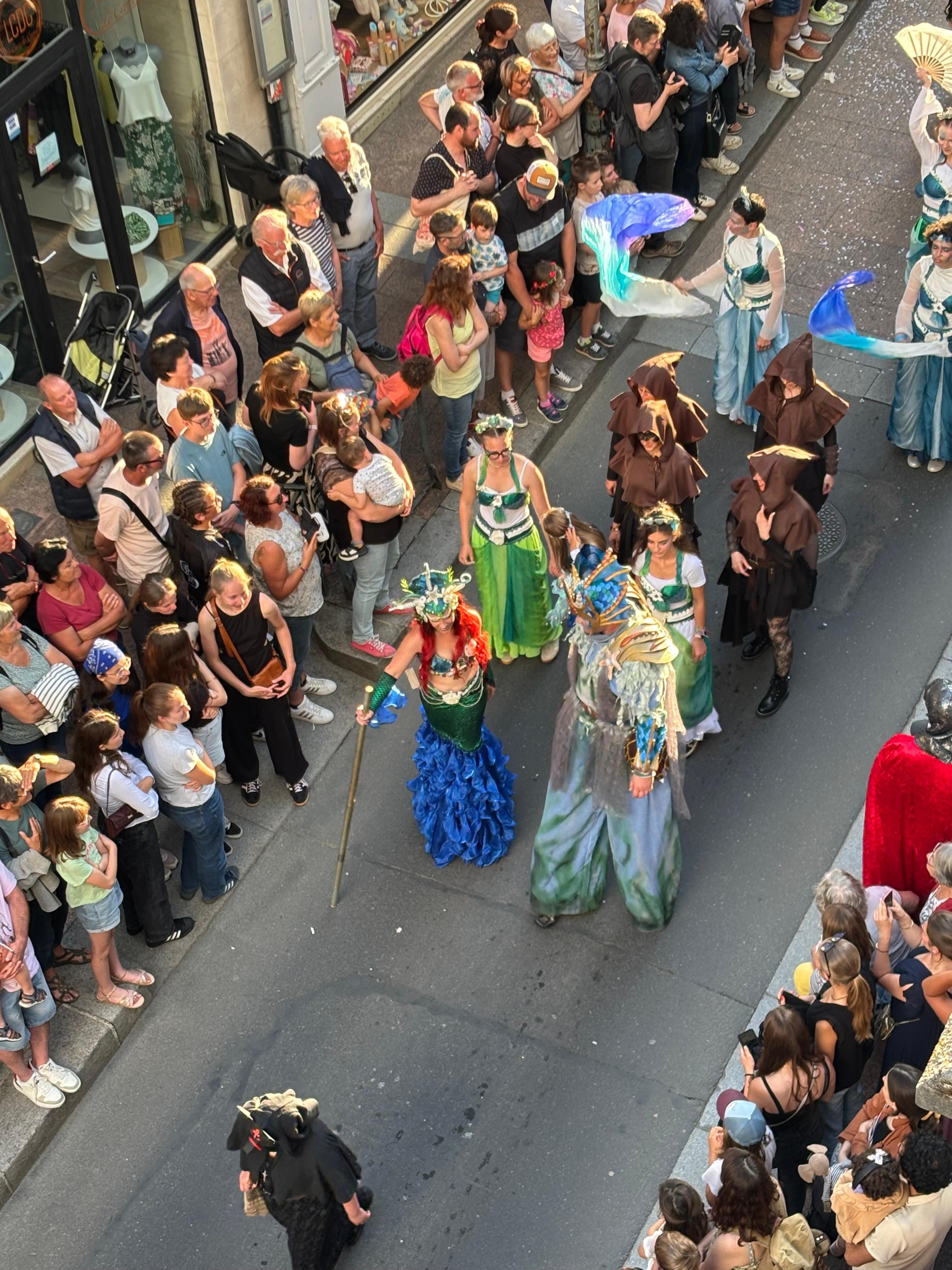 The vow of the parade from our window