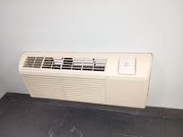 Just a shell of air-conditioning. Can see and feel the outside elements