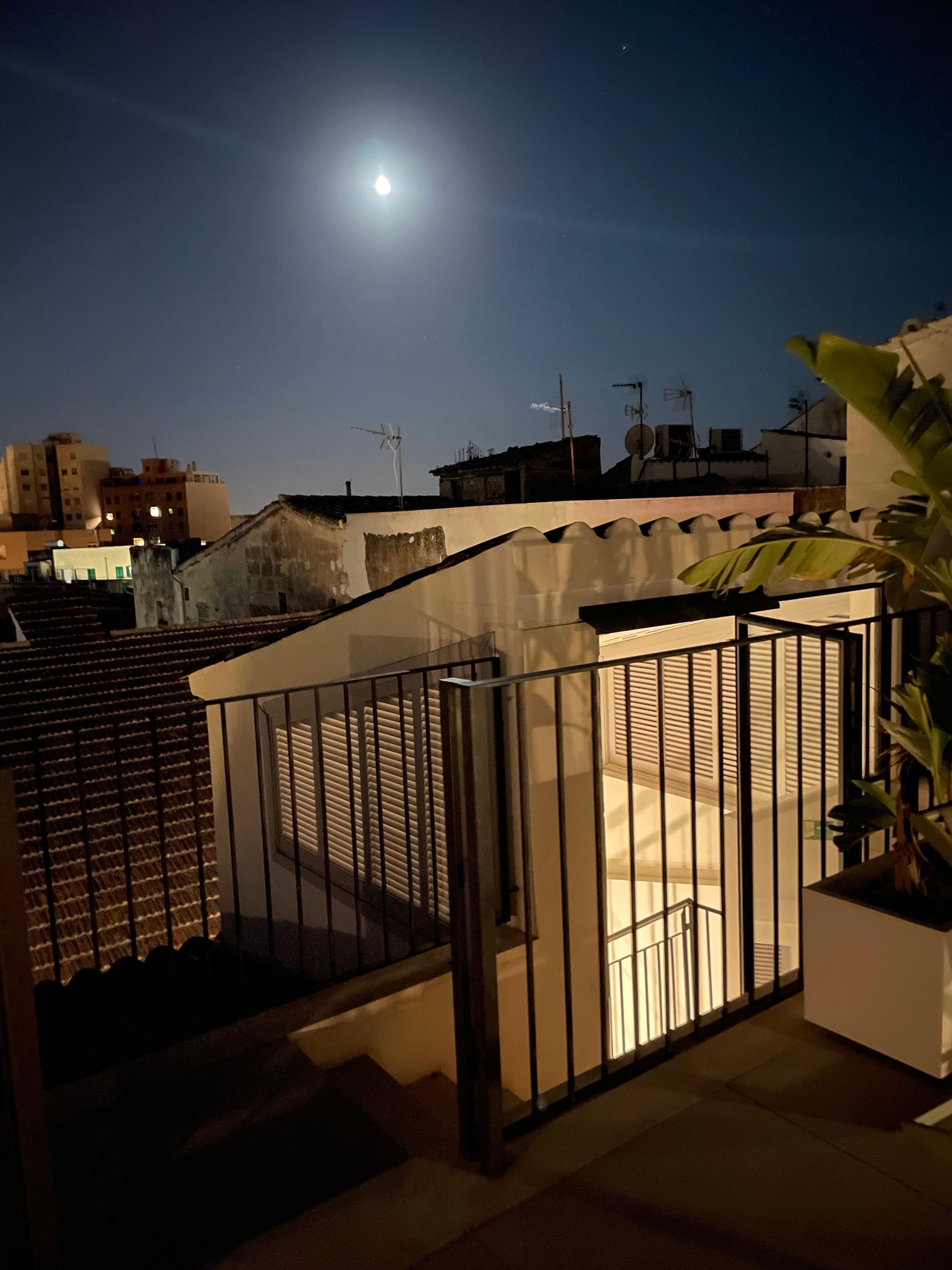 ホテル屋上からの夜景