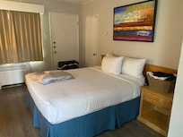 A comfortable bed