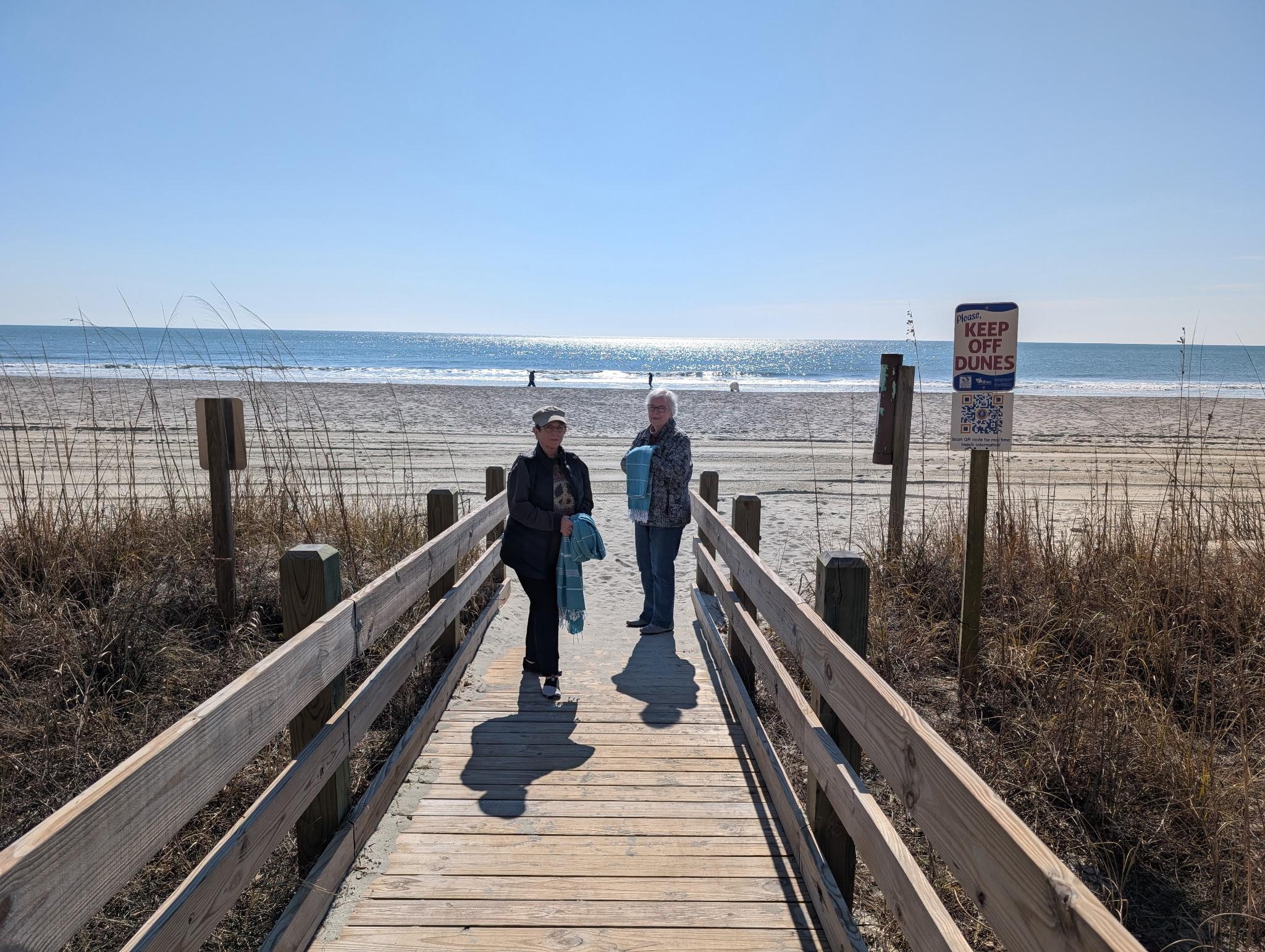 Wonderful beach walks everyday!