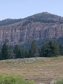 Barronette peak in Lamar Valley. Great for spotting mountain goats