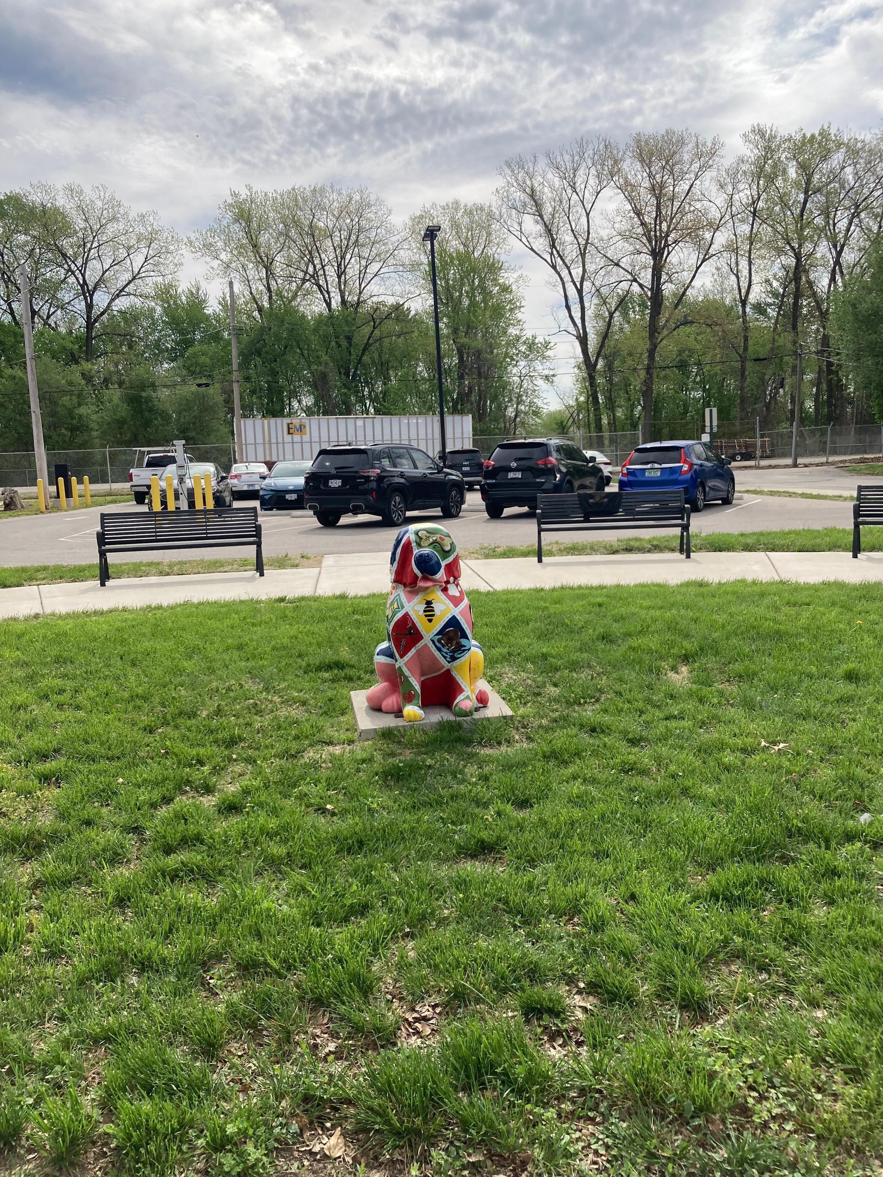 Nice park across street