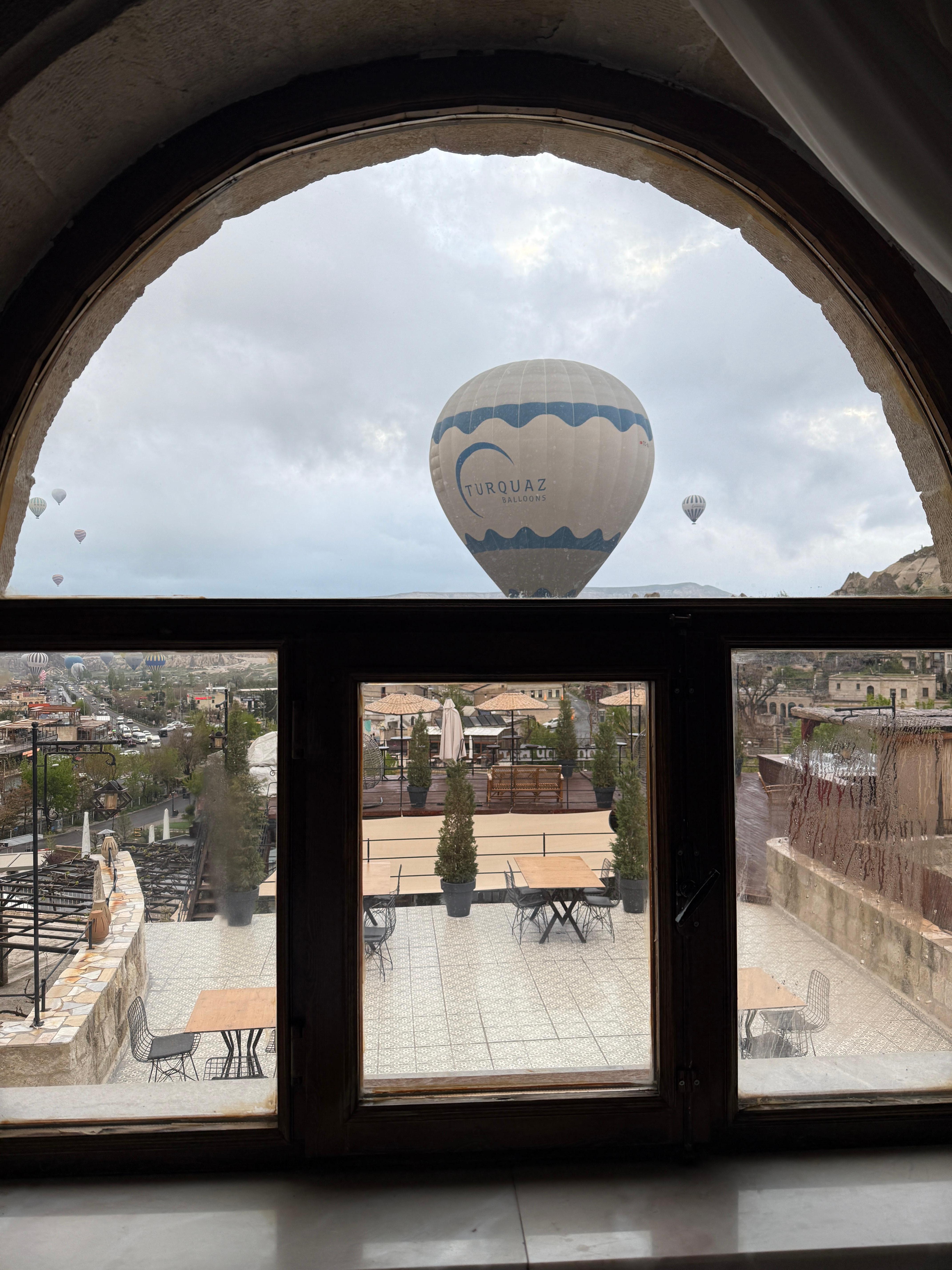 From room window