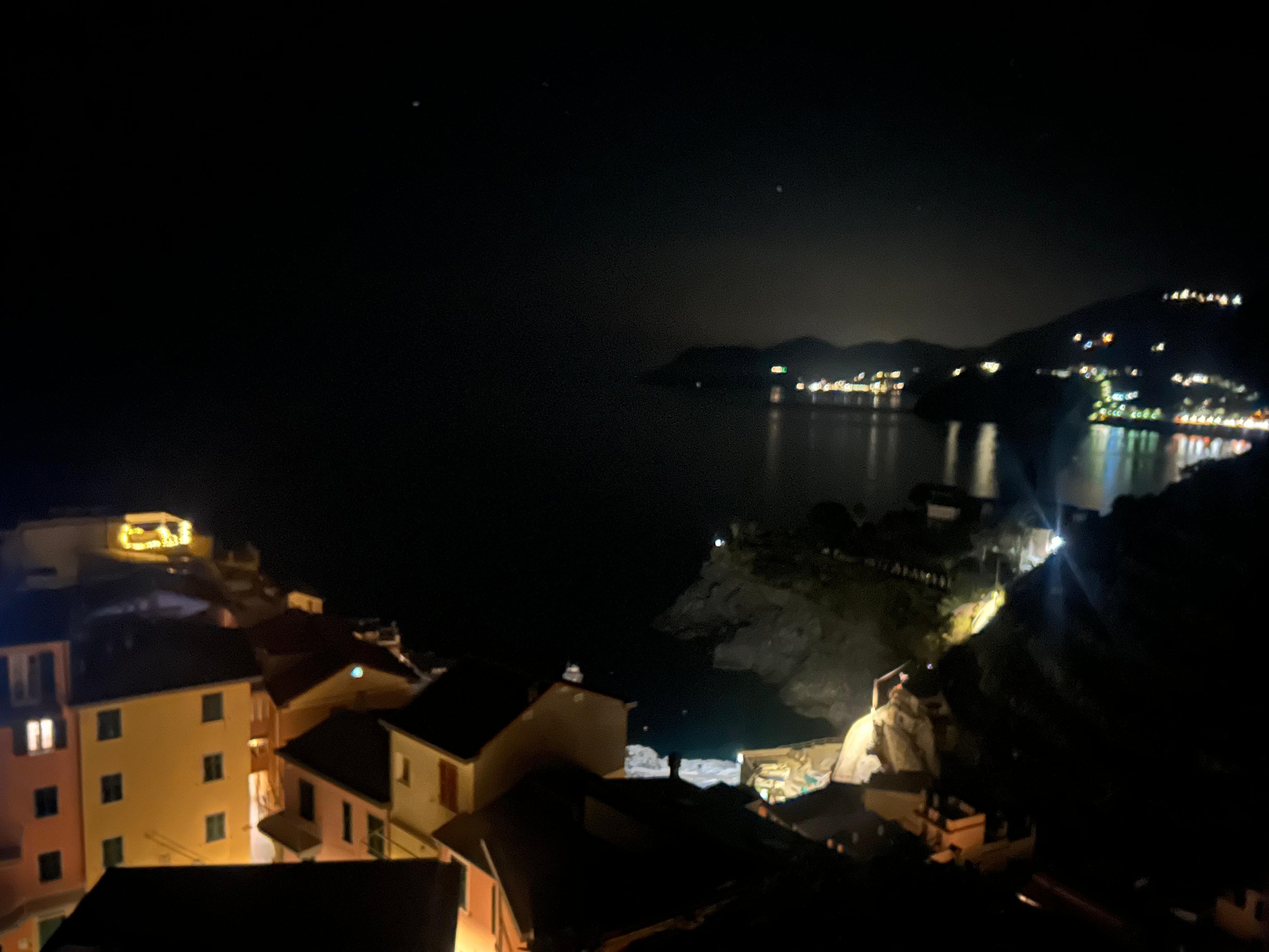 Night view from room