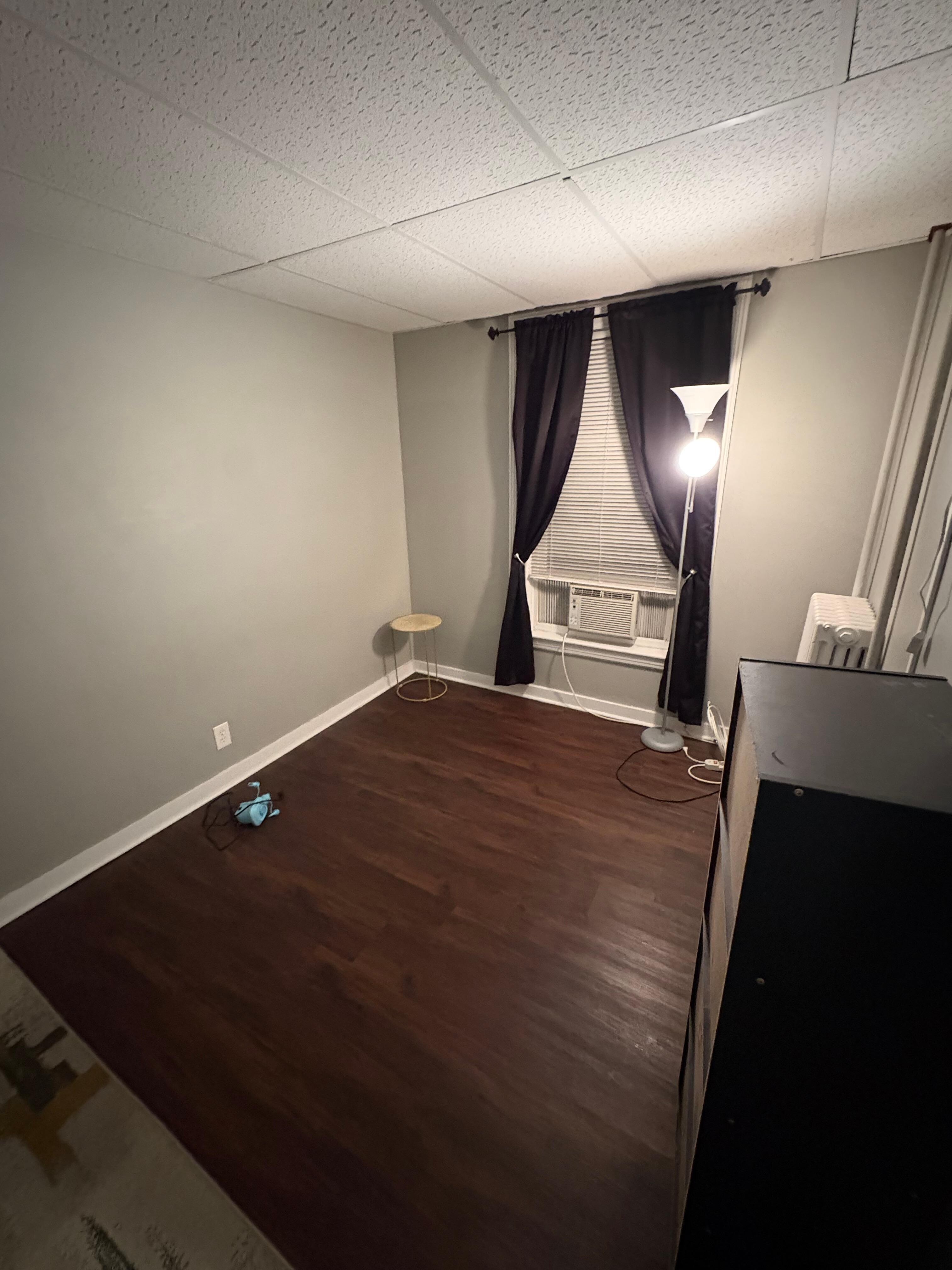 No bed to sleep in..