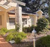 Front and back yard were overgrown and not well kept